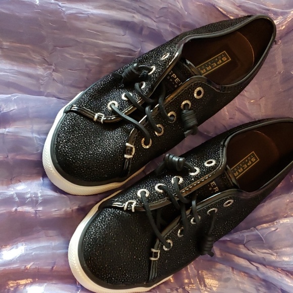 Leather Sperry's size 8 Sparkles - Picture 3 of 8